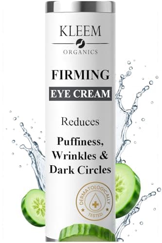 Image of Kleem Under Eye Cream for Dark Circles and Puffy Eyes - Anti Aging Eye Cream with Peptides and Niacinamide that Reduces Eye Bags, Crow's Feet, Fine Lines & Sagginess - Eye Cream for Wrinkles, 15ml