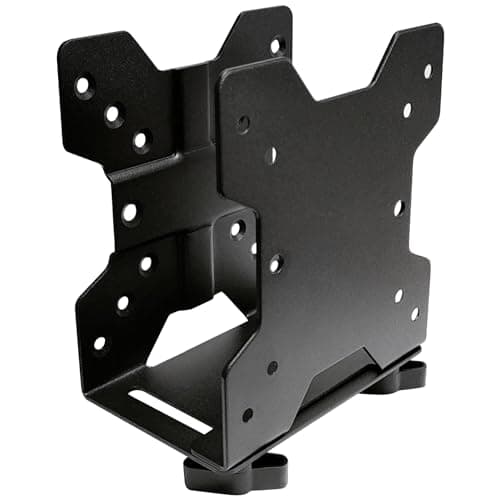 Image of JUSTOP Thin Client Mount Bracket, VESA Mounting Holder for Mini PC, Behind The Monitor, Under The Desk Or Surface Mounting