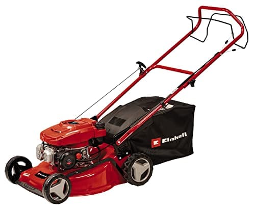 Image of Einhell Petrol Lawn Mower Self-Propelled, 46cm Cutting Width, 4-Stroke Engine, 50L Grass Box, 9 Cutting Height Levels, Powerful Cordless Lawnmower For Large Gardens Up To 1400m² GC-PM 46/5 S