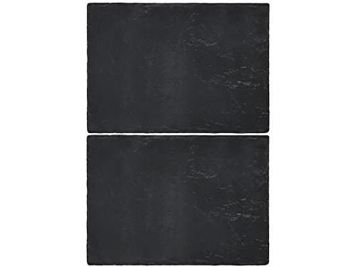 Image of Creative Tops 100 Percent Natural Slate Placemats Table Mats, Set of 2, Multi-Colour