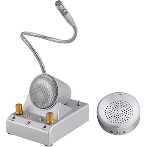 Image of Window Intercom System, Microphone Speaker with Anti-Interference & Noise-Free Technology for Banks and Hospitals