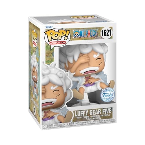 Image of Funko Pop! Animation: One Piece - Gear 5 Luffy Vinyl Collectible Figure - Gift Idea - Official Merchandise - Toy for Children and Adults - Anime Fans - Model Figure for Collectors