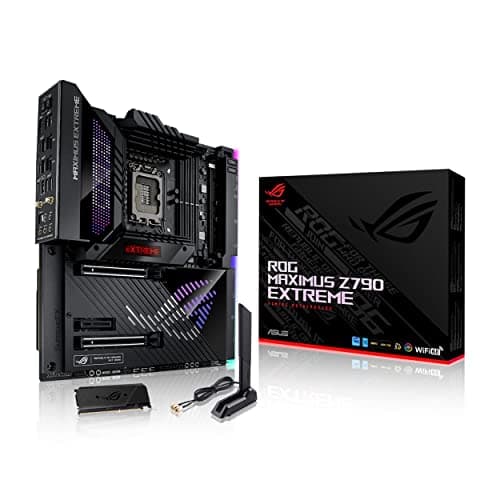 Image of ASUS ROG Maximus Z790 Extreme WiFi 6E LGA 1700(Intel®12th&13th Gen) EATX Gaming Motherboard (PCIe 5.0,DDR5,25power Stages,5X M.2,10&2.5Gb LAN,2xThunderbolt 4,USB 3.2 Gen 2x2 with Quick Charge 4+)