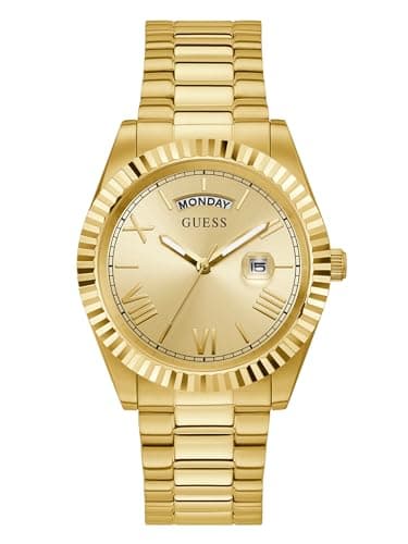 Image of GUESS Men Analog Quartz Watch with Stainless Steel Strap GW0265G2