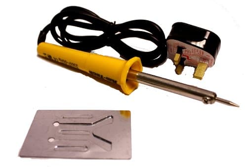 Image of HIGH PERFORMANCE 30W - 240V SOLDERING IRON - LONG REACH TIP COMFORT GRIP 3 PIN PLUG