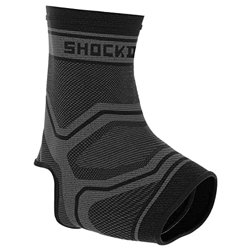 Image of Shock Doctor Compression Knit Ankle Sleeve - Black, X-Large