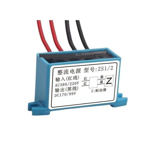 Image of ZXAOMMBEA Brake Rectifier ZS Power ZS-1/2 Rectifying Device ZS-1 ZS-2 AC380V220V DC170V 99V(Ac380v220v Dc170v99v)