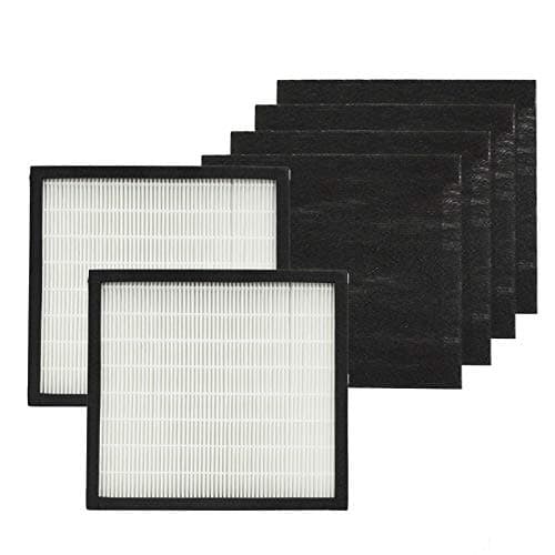 Image of PUREBURG Type 113 Replacement Filter Set Compatible with Vax AP01 AP04 Air Purifier, H13 HEPA Activated Carbon Pre-Filters
