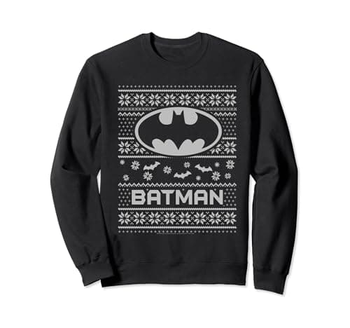 Image of Batman Christmas Knit Sweatshirt