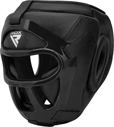 Image of RDX Pro Head Guard Boxing MMA Muay Thai, Removable Grill, Adult & Kids Sparring Grappling Martial Arts Headgear, Kickboxing Taekwondo Karate BJJ Training Helmet, Ear Nose Mouth Full Face Protector