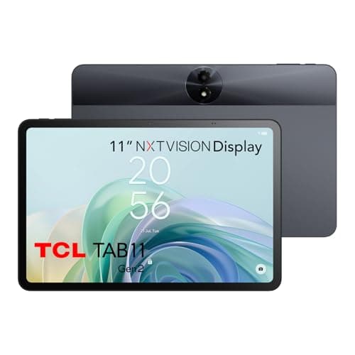 Image of TCL TAB 11 Gen 2 Tablet, 11-inch NXTVISION Display, 256GB Storage (Expandable up to 1TB), 6GB RAM (+6GB RAM Expansion), 8000mAh Battery, Fast Charging, Android WiFi Tablet