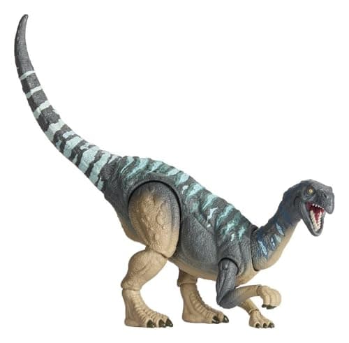 Image of Mattel Jurassic World Hammond Collection Dinosaur Action Figure Mussaurus, Premium Design with Realistic Eyes, 15 Articulated Joints & Extra Feet, JKM89