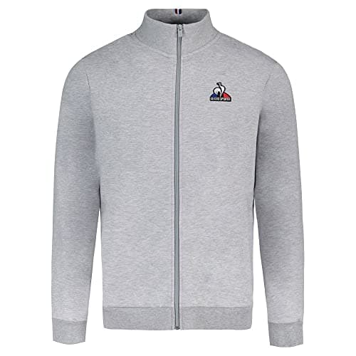 Image of Le Coq Sportif Unisex tracksuit jacket, Light Heather Grey, 3XL