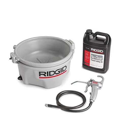 Image of RIDGID 10883 Model 418 Oiler with Premium Thread Cutting Oil, Silver