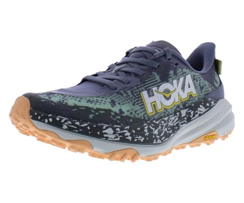 Image of Hoka Women's Speedgoat 6 Sneaker, Grey Skies/Cosmic Grey, 7 UK
