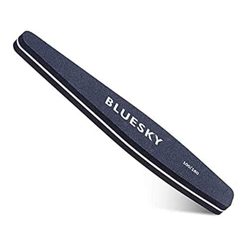 Image of Bluesky Nail Buffer Rhombus, Professional Nail Tool For Gel Nails, Double Sided Dual Grade Grit 100/180, Manicure and Pedicure Accessories