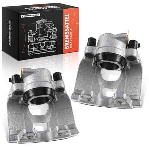 Image of Frankberg 2x Brake Caliper Disc Brake Front Left Right Compatible with A4 8K2 B8 A4 Allroad 8KH B8 A4 Avant 8K5 B8 A5 8T3 A5 Cabriolet 8F7 A5 Sportback 8TA Replace# 8K0615124C
