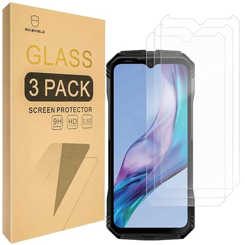Image of Mr.Shield Screen Protector For DOOGEE V30 / V30 Pro / V30T [Tempered Glass] [9H Hardness] [3-Pack]