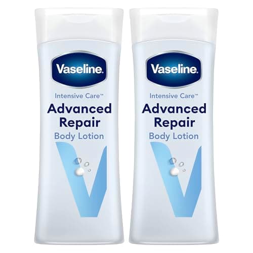 Image of Vaseline Intensive Care Advanced Repair Body Lotion fragrance-free to heal very dry skin 2x 400 ml