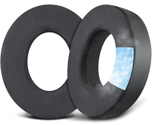 Image of SOULWIT Cooling Gel Earpads Replacement for Turtle Beach Elite Pro 2/Elite Atlas Pro Headsets, Ear Pads Cushions with Ice Silk Fabric, High-Density Foam - Black