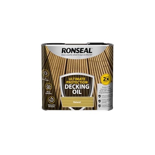 Image of Ronseal Ultimate Protection Decking Oil Natural 2.5L