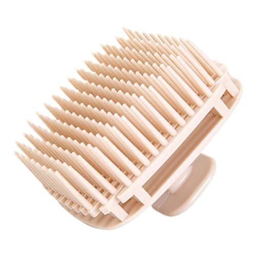 Image of Scalp Shampoo Brush - Square Design Scalps Cleaner - Soft Bristle Hair Massager & Scrubber - Scalp Massager Brush | for Wet & Dry Hair Men Women Hairs Care Shower Use