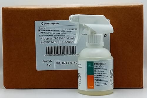 Image of Proshield Foam & Spray Cleanser 235ml - Box of 12 | Gentle No-Rinse Skin Cleanser for Effective Hygiene