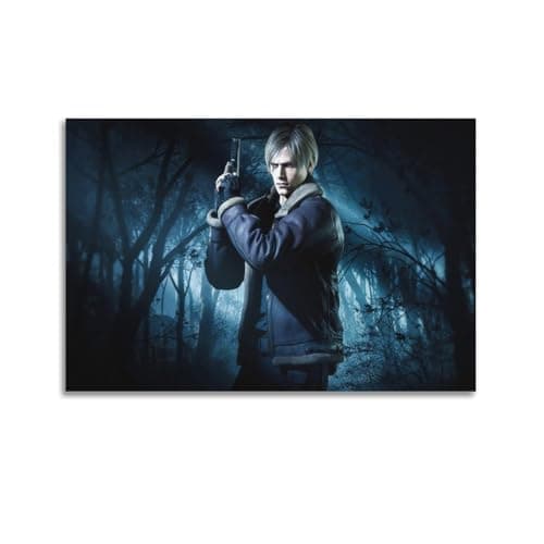 Image of Naviga Resident Evil 4 Game Poster Poster Decorative Painting Canvas Wall Posters And Art Picture Print Modern Family Bedroom Decor Posters 20x30inch(50x75cm)