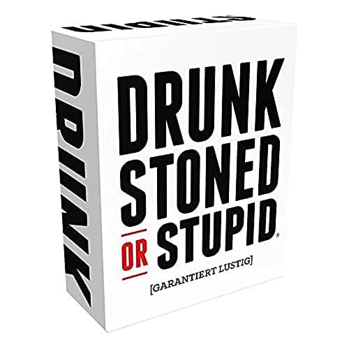 Image of Cojones Production, Drunk, Stoned or Stupid, Party Game, Card Game, 4-99 Players, From 18+ Years, 30+ Minutes, German