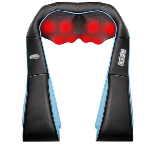 Image of Neck Massager with Heat, Mothers Day Gift, Neck Massage for Neck Pain, Deep Tissue 3D Kneading, Shiatsu and Back Massager for Pain Relief, Shoulder/Foot/Leg Massager,at Home/Car, Gifts for Men Women