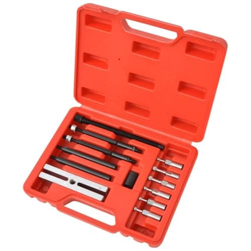 Image of vidaXL 19 Piece Small Insert Bearing Puller Kit - Bearing Removal Hand Tool - Steel Construction - Blow-ed Case - 18 x 13 x 5 cm