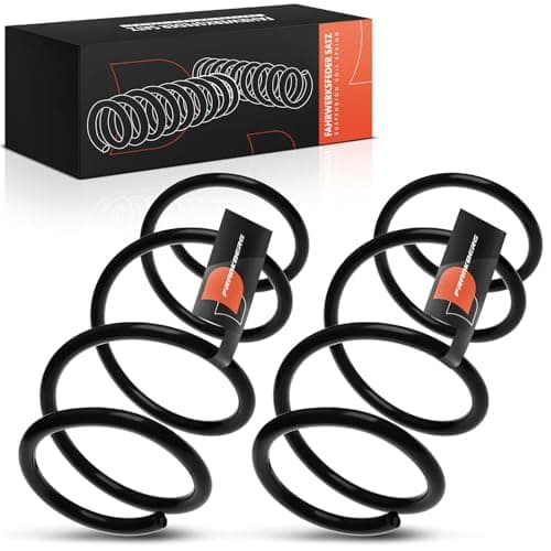 Image of Frankberg 2x Coil Spring Front axle Compatible with 5 Series E60 520 523 525 530 2001-2010 5 Series Touring E61 520 523 525 530 2004-2010 Replace# 31336761211