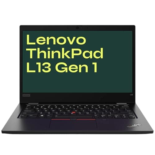 Image of Lenovo Thinkpad L13 Gen 1 Business Laptop, 13.3-Inch Notebook, Intel Core i5-10310U, 16GB DDR4 RAM, 256GB SSD, QWERTY Keyboard, Windows 11 Pro (Renewed)