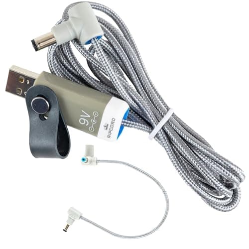 Image of myVolts Ripcord - USB to 9V DC power cable compatible with TP-Link Archer C50 AC1200 Wireless Dual Band Router