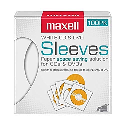 Image of Maxell CD/DVD Storage Sleeves