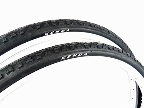 Image of Pair of KENDA K935 KHAN Bike Tyres, 700 x 42C, Trekking, Tourist, Hybrid, ETRTO 44-622