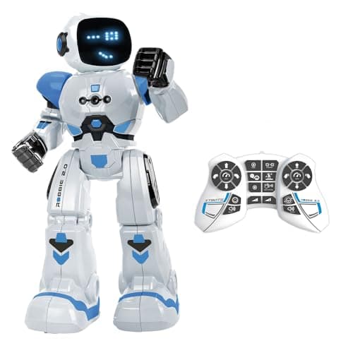 Image of Xtrem Bots - Robbie Robot Toy | Toy Robots | Robots For Kids | Remote Control Robot I Boys Toys Age 5 Years Or Older | Coding Toys For Kids 8-12 | STEM