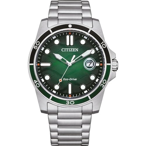 Image of Citizen Herren Analog Eco-Drive Armbanuhr Sporty Marine