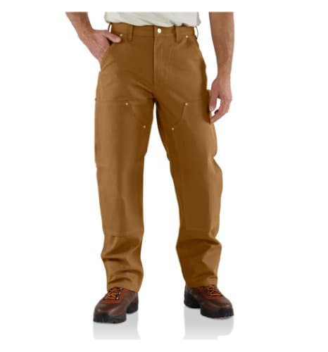 Image of Carhartt Men's Loose Fit Firm Duck Double-Front Utility Work Pant, Carhartt® Brown, W33/L32