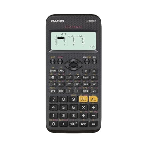 Image of Casio SCHULRECHNER FX-82DE X CLASSWIZ, BATTERIEBETRIEB ,Black, Language- GERMAN