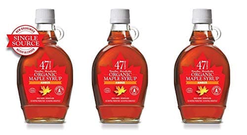 Image of 47° North Single Source Canadian Organic Maple Syrup, Grade A 250g (3x 250g, Amber)