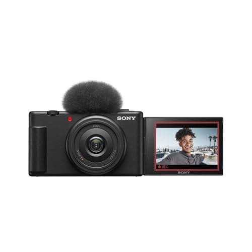 Image of Sony ZV-1F Vlog Camera | Digital Camera (Variable Angle Display, 4K Video, Heavy Recording, Vlog Functions) - Black (Renewed)