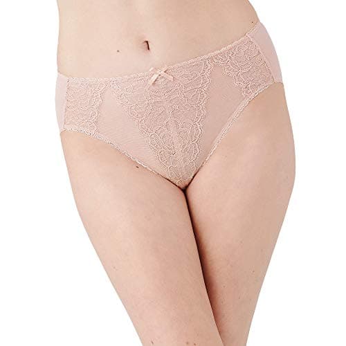 Image of Wacoal Women's Retro Chic Hi Cut Brief Panty, Rose Dust, M