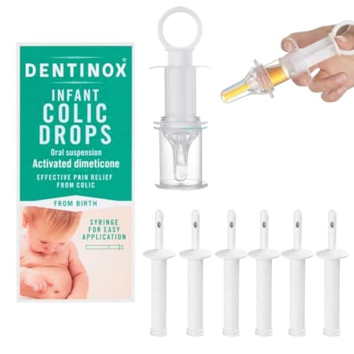 Image of Dentinox Infant Colic Drops 100ml Bundled with Alimos Colic Gas Passers and Feeding Syringe