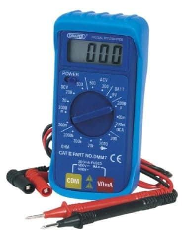 Image of Draper 52320 Electrician Digital Multimeter with 16 Function,Blue