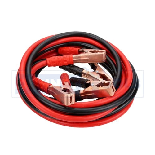 Image of Dunnet Tools 2.5 Meters Heavy Duty Jump Leads With Gloves 400 Amp Battery Booster Jumper Cables Car Battery Jump Leads For Car Van Truck Colour Coded Clamps For Petrol Diesel Car Battery Booster Jump
