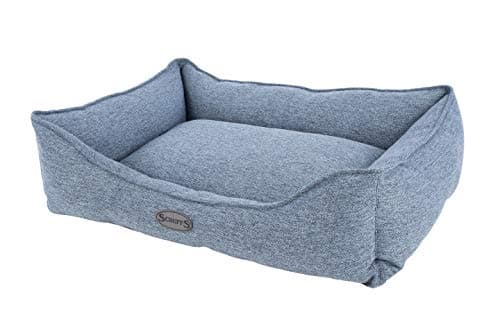 Image of Scruffs Manhattan Box Bed (Large), 75 x 60cm, Denim Blue