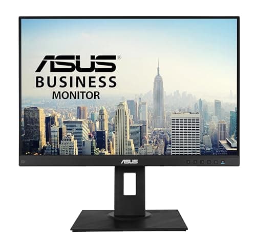 Image of ASUS Business BE24WQLB - 24.1 Inch WUXGA Monitor - 16:10 IPS Panel, 1920 x 1200 - Ergonomic, Pivot, Blue Light Filter - DisplayPort, HDMI, D-Sub, USB - Frameless