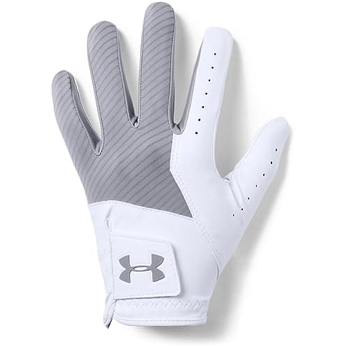Image of Under Armour Medal Golf Glove - Steel, White, Steel - LMD