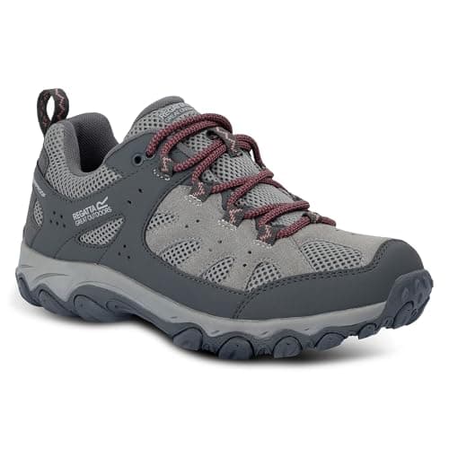 Image of Regatta Womens Edgepoint IV Low Walking Shoes Water Resistant Cushioned Hiking Footwear